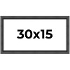 PosterPalooza | Panoramic Refined Black Picture Frame - UV Acrylic, Foam Board Backing, Hanging Hardware - 2 of 4