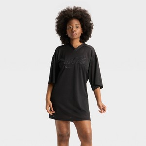 Women's Cap Sleeve Dream Jersey Midi Shirtdress - Wild Fable™ - 1 of 3