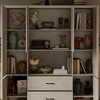 FUFU&GAGA Multifunctional Storage Cabinet Bookcase Display Cabinet with Drawers, Adjustable Shelving & Safety Features - 4 of 4