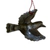 Slickblue Handmade Steel Dove Decoration – 2.5"x3" Lightweight Ornament Perfect for Holiday Trees - 2 of 3