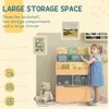Vynxaria Kids Bookcase - Multi-Shelf Rack Organizer with Storage Drawer for Books and Toys in Pink for Playroom - 3 of 4