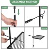 Campfire Grill, Heavy Duty Steel Grate with Bakelite Handle, Portable Over Fire Camp Grill, Campfire Cooking Equipment for Outdoor Open Flame Cooking - 3 of 4