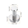 Unique Bargains Stainless Steel Round Wall Mounted with Tools Towel Hanger Holder - 2 of 3