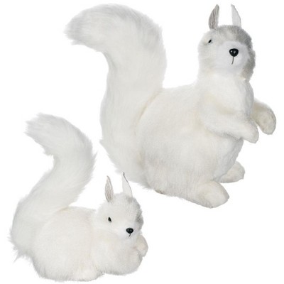 white squirrel stuffed animal