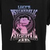 Women's - Peanuts - Lucy's Psychedlic Psychiatric Music Band Short Sleeve Graphic T-Shirt - 2 of 4