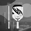 Aukfa Carbon Fiber Pickleball Paddle – 14mm Polypropylene Honeycomb Core, UV Matte Finish, Hot Press Molded, Lightweight Pro Racket - 3 of 4