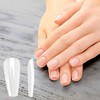 Unique Bargains Women's Trapezoid Fake Nails Clear 1 Set - image 2 of 4