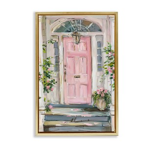 Stupell Industries Pink Door Welcome, 25" x 17" - 1 of 4