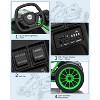 24V Kids Electric Go Kart, Kids Ride on Drifting Car with 300W Motors, Music Power Display, Max Load 155 LBS Racing for Kids 8-12 Years - 3 of 4