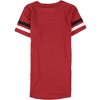 NFL Womens Atlanta Falcons Rhinestone Embellished T-Shirt, Red, Small - 2 of 2
