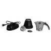 IMUSA Aluminum Espresso Maker Black: Electric Coffee Machine, 1.5L Capacity, Hand Wash, 480W, Ground & Whole Beans - 4 of 4