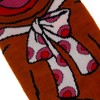 Dsy - Fozzy 360 Character Brown Mens Crew Socks - 3 of 4