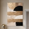 Art Remedy Sunny Cloudy Gold Brown Earthy Abstract Wall Art Unframed - 2 of 4