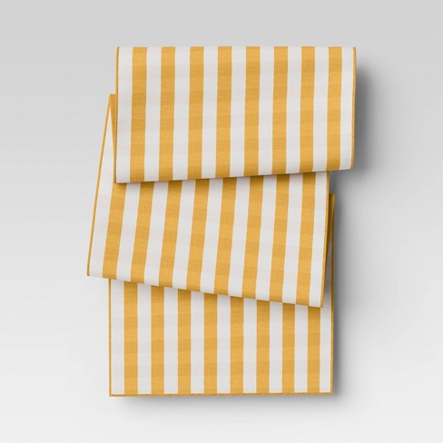 Cotton Gingham Check Table Runner Yellow - Threshold™ - image 1 of 4