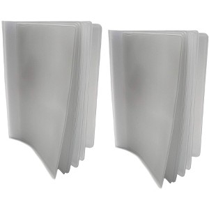 Generic Set of 2 Heavy Duty Vinyl 12 Pages TriFold Mens Wallet Inserts 2.75'' X 3.75'' - 1 of 4