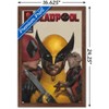 Trends International Marvel Deadpool & Wolverine - Homage Cover Wolverine Kisses Framed Wall Poster Prints - 3 of 4