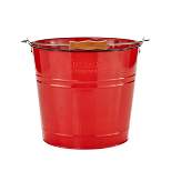 Behrens 2.75gal Cleaning Pail with Wood Handle Red