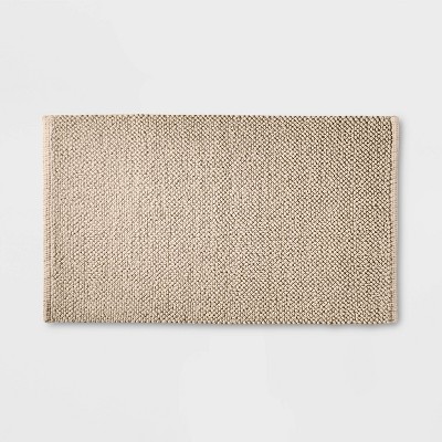 American Soft Linen Bath Mat Non Slip, 20 Inch By 34 Inch, 100% Cotton Bath  Rugs For Bathroom, Sand Taupe : Target