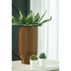 Signature Design by Ashley Avalyah 12" Ceramic Vase, Burnt Umber Indoor/Outdoor - 2 of 4