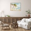 42" x 32" A Weekend in Cassis by Urban Road Framed Canvas Wall Art Print - Amanti Art: Modern Lithograph, Polystyrene Frame - 4 of 4