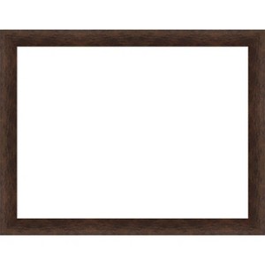 Amanti Art Warm Walnut Narrow Framed Dry Erase Magnetic Board - 1 of 4