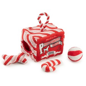 Puppermint Bark Activity House Holiday Christmas Plush Dog Toy - 1 of 4