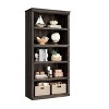 5 Tier Farmhouse Bookcase, 67.4" Tall Book Shelf with Storage, Wooden Bookshelves 5 Shelf Display Shelves - 2 of 4