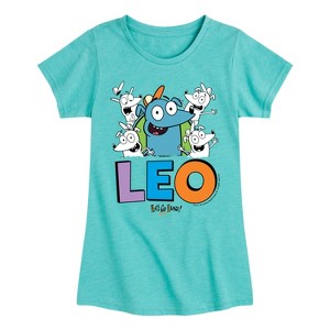 Girls' - Lets Go Luna - Leo Fitted Short Sleeve Graphic T-Shirt - 1 of 4