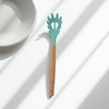 Unique Bargains Spoon Hand Wash Only Pasta Claw Silicone Wooden Handle 12.6" 1 Pc - 2 of 4