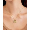 Compass Coin Pendant Necklace - 3/4 Inch - Adjustable 17 - 19 Inch Chain - Spring Ring Closure - Long - Lasting - 3 of 4
