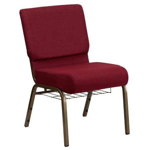 21''W Church Chair in Sammie Joe Fabric - Gold Vein Frame