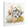 Stupell Industries Fall Patchwork Patterned Pumpkins, 12" x 12" - 3 of 4