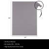 Hastings Home 60" x 80" 20 lb. Weighted Throw Blanket - Gray - 2 of 4