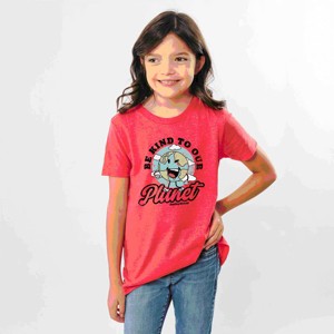 The Juniper Shop SmileyWorld Be Kind To Our Planet Retro Youth Short Sleeve Tee - 1 of 4