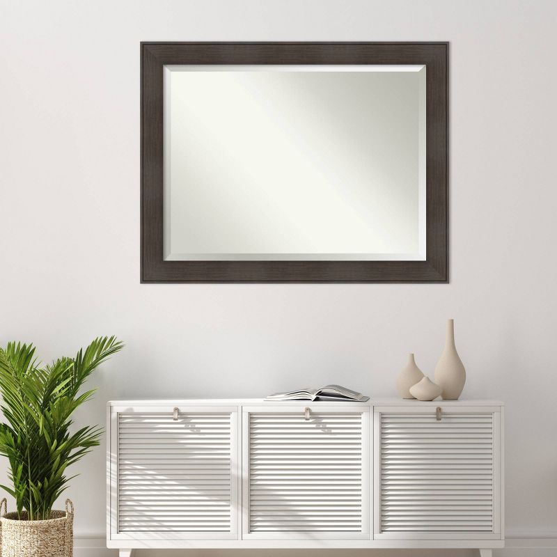William Framed Bathroom Vanity Wall Mirror Espresso - Amanti Art, 4 of 7