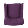 Sapphtopaz Tufted Accent Chair Modern Bedroom Chair Comfy Chairs with Button Tufts and Wood Legs Accent Chairs for Living Room, Bedroom - 3 of 4