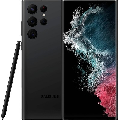 Samsung Galaxy S22 Ultra 5G Pre-Owned (128GB) GSM/CDMA Unlocked Smartphone - Black