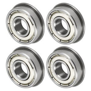 Unique Bargains Chrome Steel Multipurpose Use Flanged Ball Bearing 4 1/4" x 5/8" x 13/64 - 1 of 4