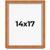 PosterPalooza | Classic Brown Picture Frame - UV Acrylic, Foam Board Backing, Hanging Hardware - 2 of 4