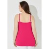 Catherines Women's Plus Size Suprema Cami With Lace - 3 of 4