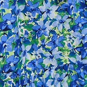 big blue flower