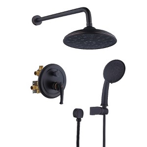 CASAINC 8" Wall Mounted Round Shower System - 1 of 4