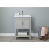 Legion Furniture 24 Inches Kd White Gray Sink Vanity - 2 of 4