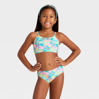 Cat & Jack Girls' Golden Horizon Bikini Set- Cat & Jack™ L — фото 2