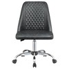TiramisuBest Grey Upholstered Adjustable Desk Chair for Home Office - 3 of 4