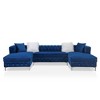 Elmhurst U Shaped Glam Tufted Sectional - HOMES: Inside + Out - 4 of 4