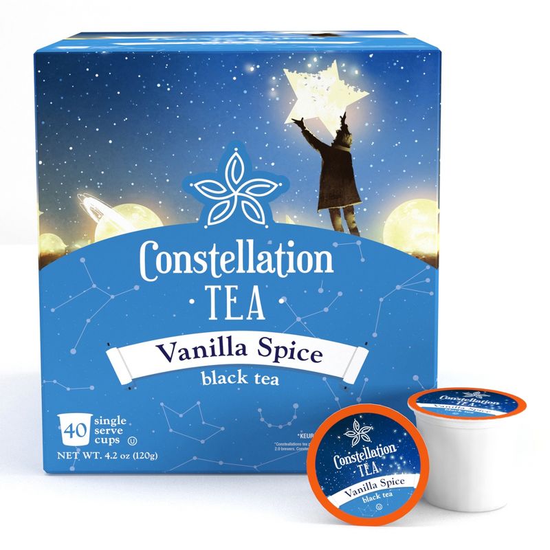 Constellation Tea, Vanilla Spice,  Black Tea K Cups, 40 Count, 2 of 5