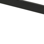 clear top/black frame