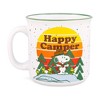 Silver Buffalo Peanuts "Happy Camper" Ceramic Camper Mug | Holds 20 Ounces - 2 of 4