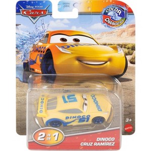 Disney and Pixar Cars Color Changer Collection Dinoco Cruz Ramirez - Car Changes Color with Water - 1 of 2